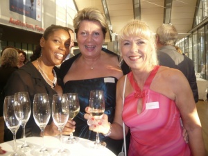 Avec Anita Zimmermann (Suisse) et Elvira Aguiar (Brésil)