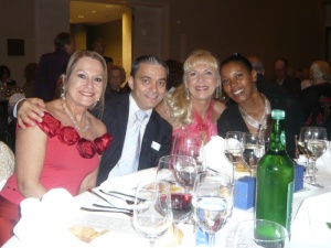 Avec Rose Borges (Brésil), Filipe Pereira (Portugal) et Elviar Aguiar (Brésil)